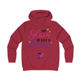 On Fleek Clothing 'Too Glam Go Give A Damn' Girlie College Hoodie