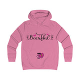 On Fleek Clothing 'Beautiful' Girlie College Hoodie