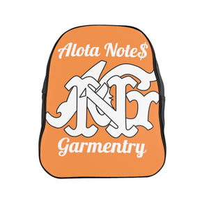 Alota Note$ Garmentry Monogram Everyday Backpack-Tangerine