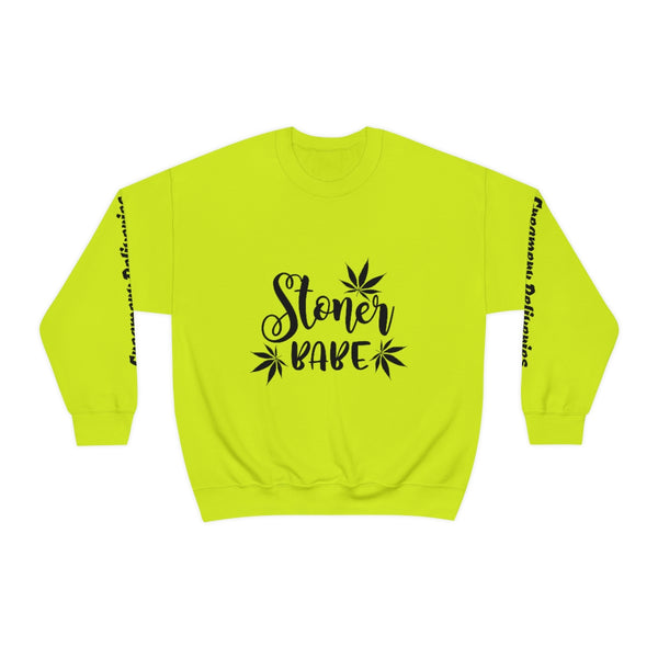 Creamery Deliveries 'Stoner Babe' Women's Heavy Blend™ Crewneck Sweatshirt