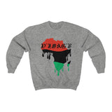 D'IMAG'E Couture African Drip Unisex Crewneck Sweatshirt