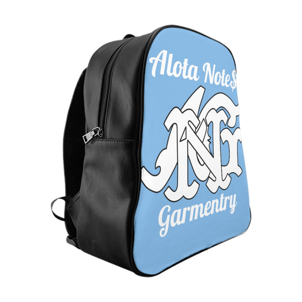 Alota Note$ Garmentry Monogram Everyday Backpack-Sky Blue