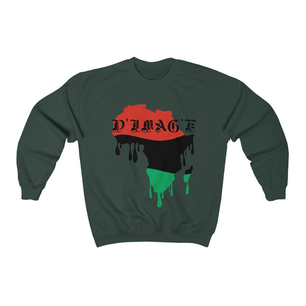 D'IMAG'E Couture African Drip Unisex Crewneck Sweatshirt