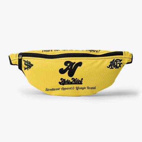 Alota Note$ Logo and Slogan Fanny Packs