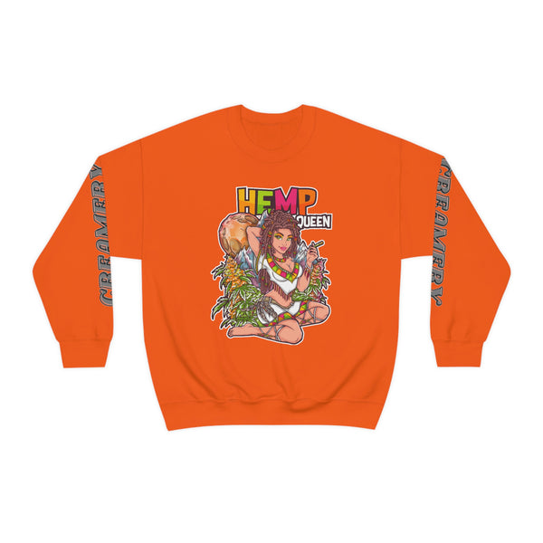 Creamery Deliveries 'Hemp Queen' Women's Heavy Blend™ Crewneck Sweatshirt