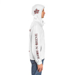 RNS Global Men's Full-Zip Hoodie (AOP) - White