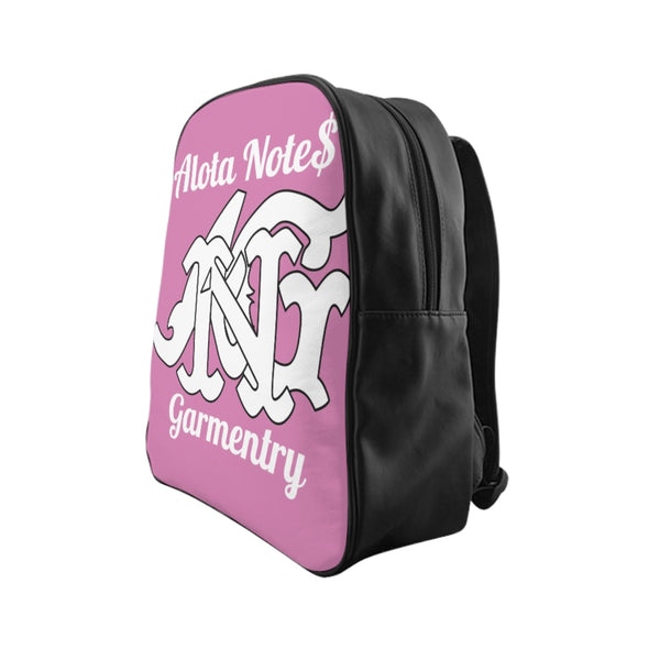 Alota Note$ Garmentry Monogram Everyday Backpack-Pink