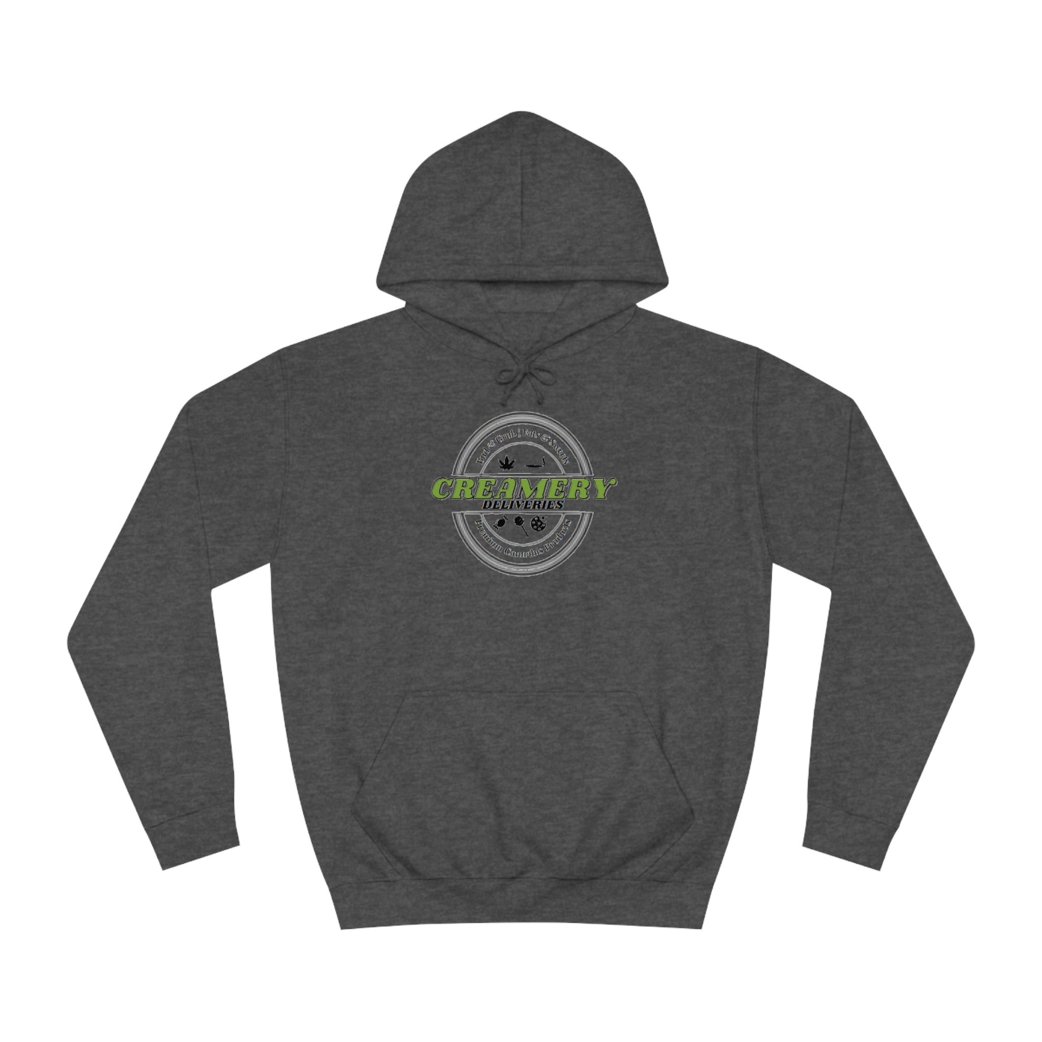 Creamery Deliveries 'Lime Skull Smokey' College Hoodie