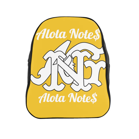 Alota Note$ Garmentry Monogram Everyday Backpack-Yellow