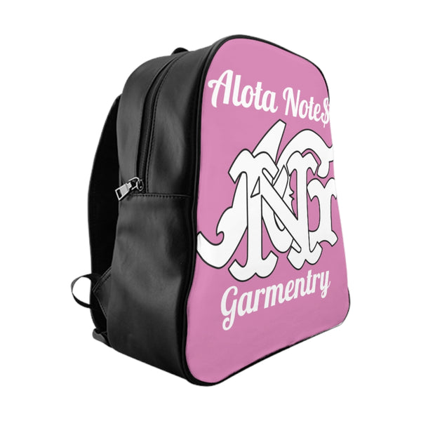 Alota Note$ Garmentry Monogram Everyday Backpack-Pink