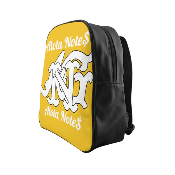 Alota Note$ Garmentry Monogram Everyday Backpack-Yellow