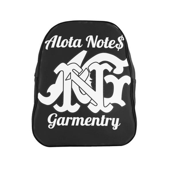 Alota Note$ Garmentry Monogram Everyday Backpack-Black