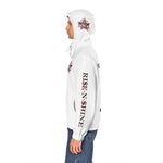 RNS Global Men's Full-Zip Hoodie (AOP) - White