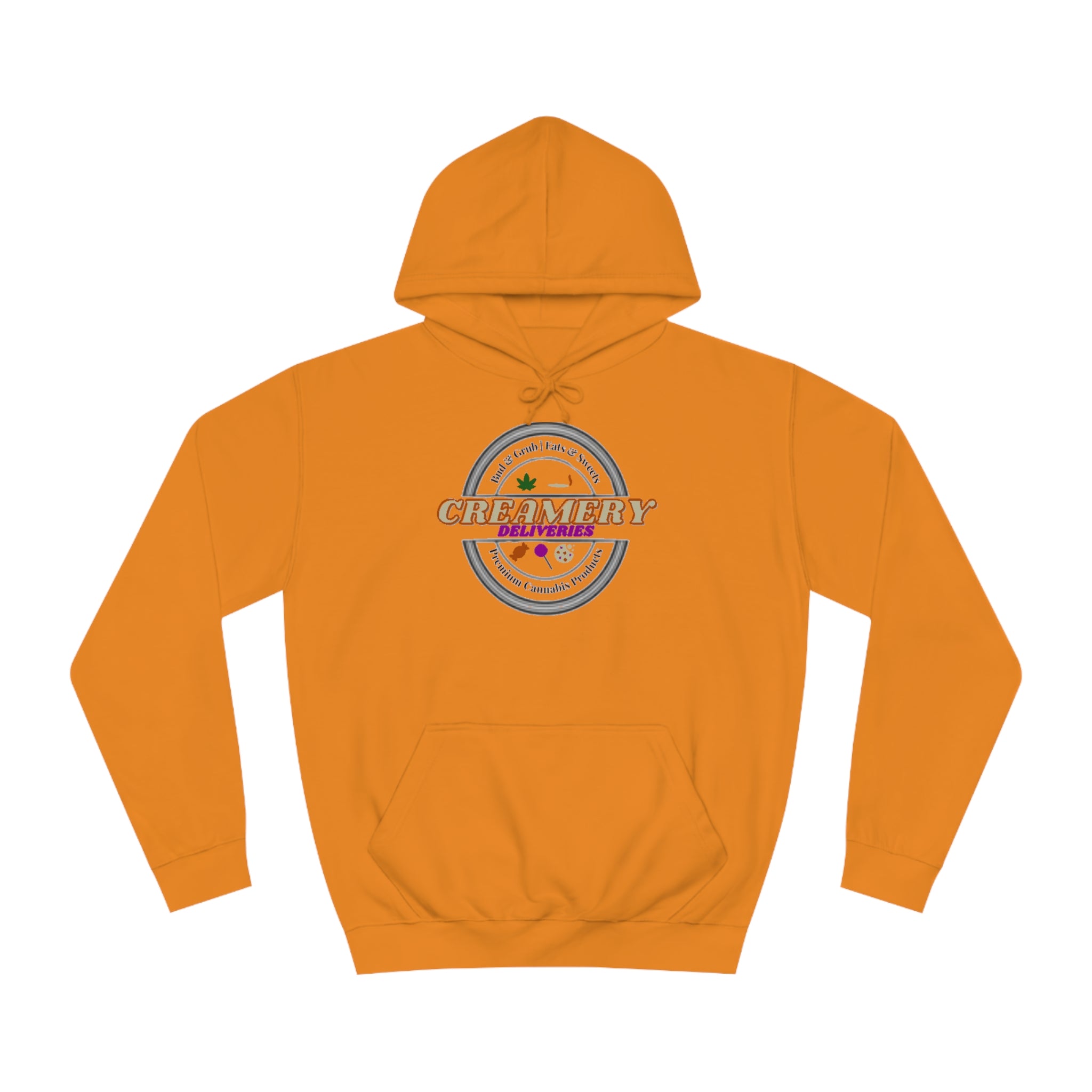 Creamery Deliveries 'Crowned Spliffs' Unisex College Hoodie