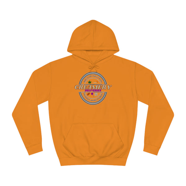 Creamery Deliveries 'Crowned Spliffs' Unisex College Hoodie