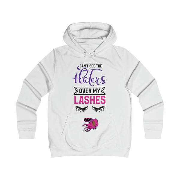 On Fleek Clothing 'Can't See My Haters' Girlie College Hoodie