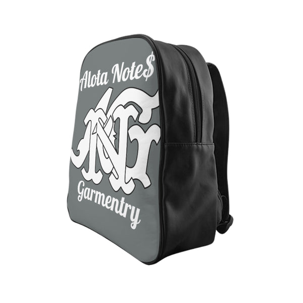 Alota Note$ Garmentry Monogram Everyday Backpack-Dark Grey