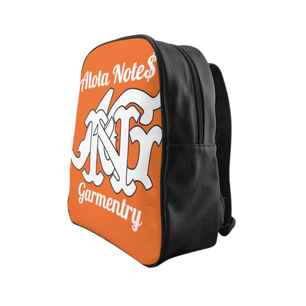 Alota Note$ Garmentry Monogram Everyday Backpack-Orange