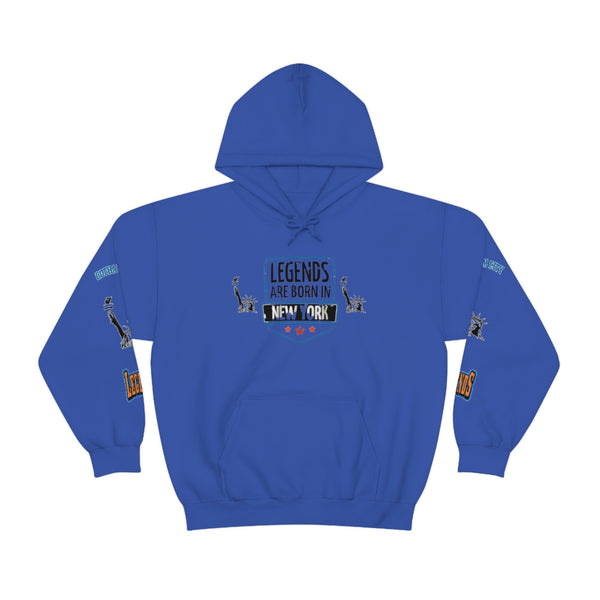 Gotham City Legends 'Are Born in NY' Unisex Heavy Blend™ Hooded Sweatshirt