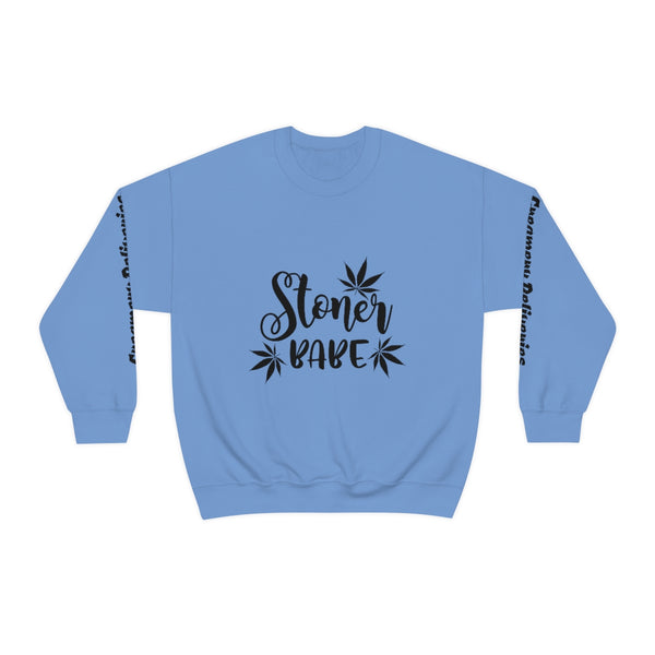 Creamery Deliveries 'Stoner Babe' Women's Heavy Blend™ Crewneck Sweatshirt