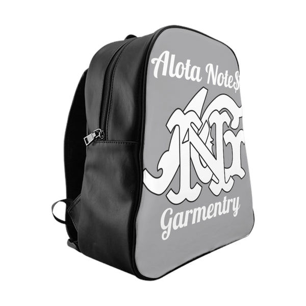 Alota Note$ Garmentry Monogram Everyday Backpack-Smoke Grey