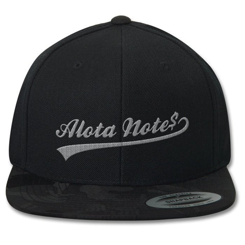 Alota Note$ Ballpark Premium Flexfit Camo-Brim Snapback