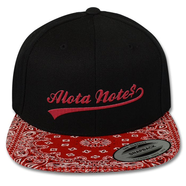 Alota Note$ Ballpark Premium Printed Brim Snapback