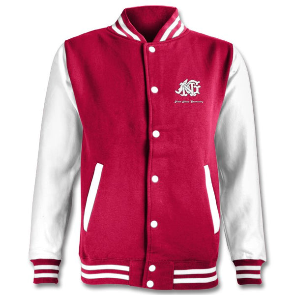 ANG Monogram 2Tone Varsity Jacket