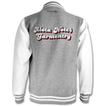 Alota Note$ Retro Wordmark 2Tone Varsity Jacket