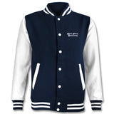 Alota Note$ Retro Wordmark 2Tone Varsity Jacket