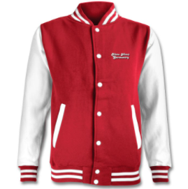 Alota Note$ Retro Wordmark 2Tone Varsity Jacket