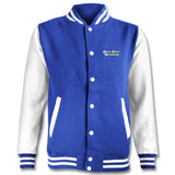 Alota Note$ Retro Wordmark 2Tone Varsity Jacket