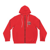 RNS Global Men's Full-Zip Hoodie (AOP) - Red