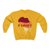 D'IMAG'E Couture African Drip Unisex Crewneck Sweatshirt