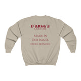 D'IMAG'E Couture African Drip Unisex Crewneck Sweatshirt