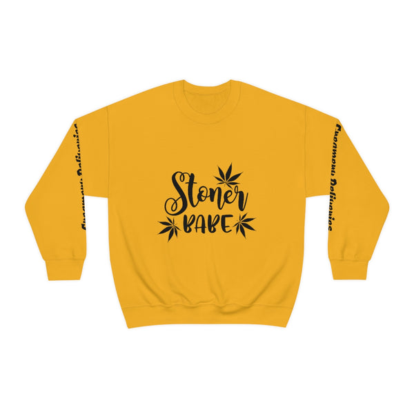 Creamery Deliveries 'Stoner Babe' Women's Heavy Blend™ Crewneck Sweatshirt