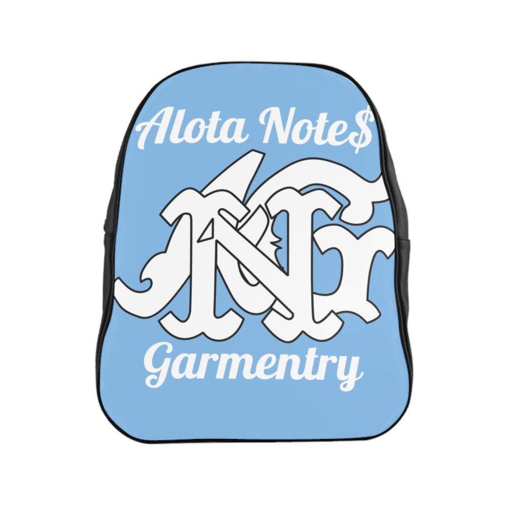 Alota Note$ Garmentry Monogram Everyday Backpack-Sky Blue