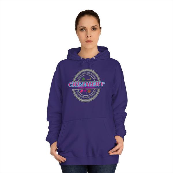 Creamery Deliveries 'Purple Haze' Women's College Hoodie