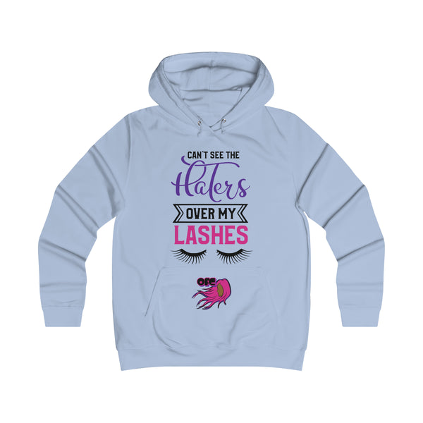 On Fleek Clothing 'Can't See My Haters' Girlie College Hoodie