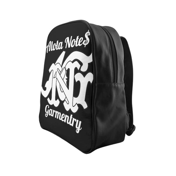 Alota Note$ Garmentry Monogram Everyday Backpack-Black