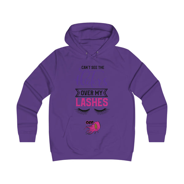 On Fleek Clothing 'Can't See My Haters' Girlie College Hoodie