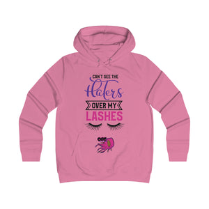 On Fleek Clothing 'Can't See My Haters' Girlie College Hoodie