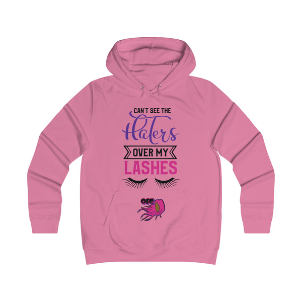 On Fleek Clothing 'Can't See My Haters' Girlie College Hoodie