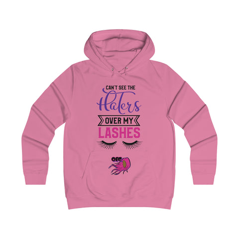 On Fleek Clothing 'Can't See My Haters' Girlie College Hoodie