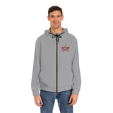 RNS Global Men's Full-Zip Hoodie (AOP) - Grey