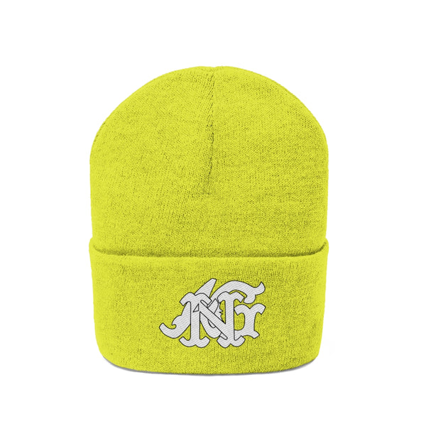 Alota Note$ Garmentry Monogram Knit Beanie