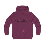 On Fleek Clothing 'Beautiful' Girlie College Hoodie