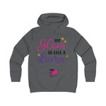 On Fleek Clothing 'Too Glam Go Give A Damn' Girlie College Hoodie