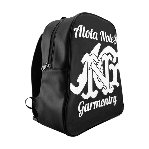 Alota Note$ Garmentry Monogram Everyday Backpack-Black