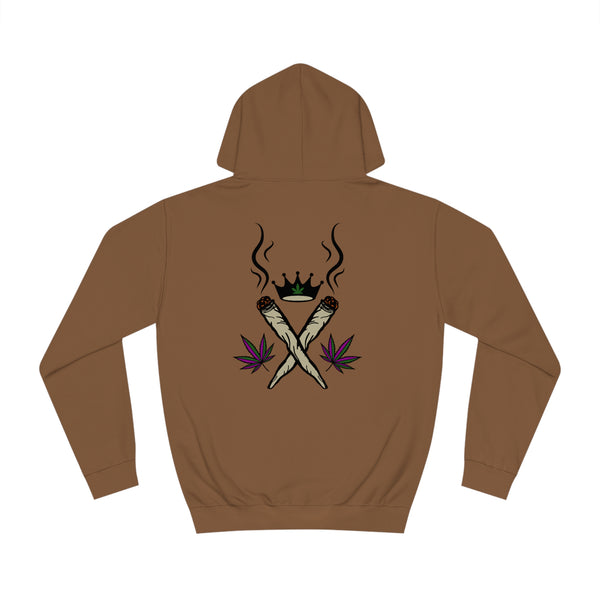 Creamery Deliveries 'Crowned Spliffs' Unisex College Hoodie